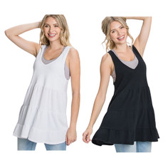 Women's Racer Back Tiered Top product